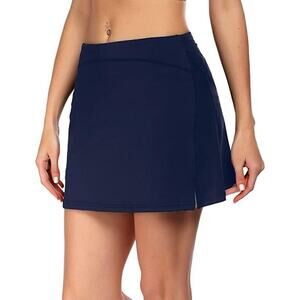 ADOME Women's Athletic Skort Tennis Skirt with Pockets Shorts Active Golf...